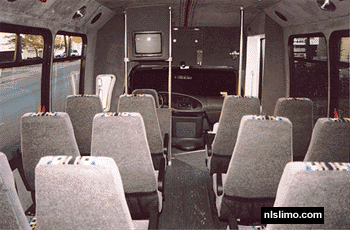 21 Passenger van interior view
